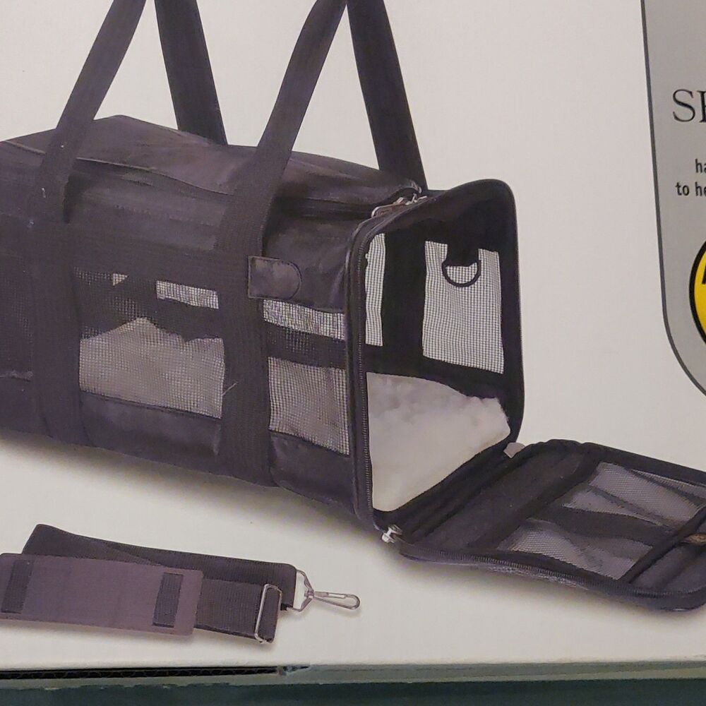 Sherpa The Original Deluxe Large Mesh Airline Pet Carrier Tote Up To 22 lb